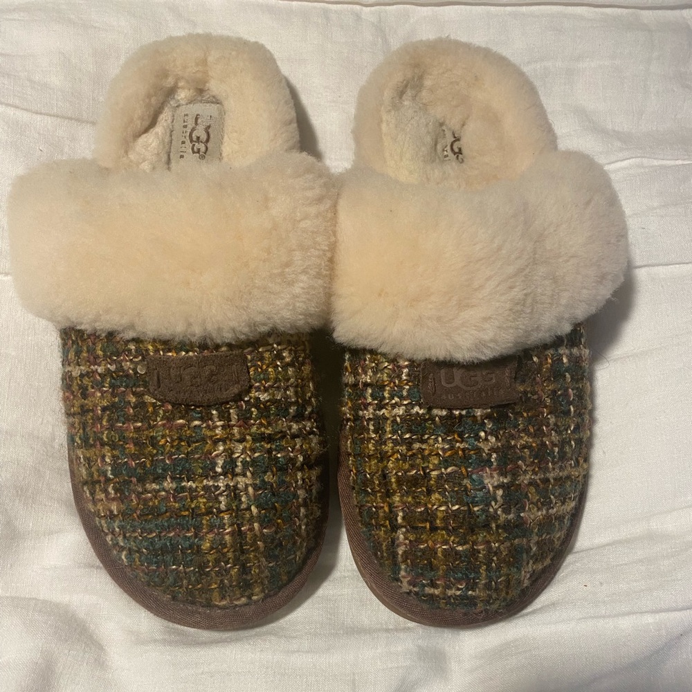 Ugg Coquette plaid slippers